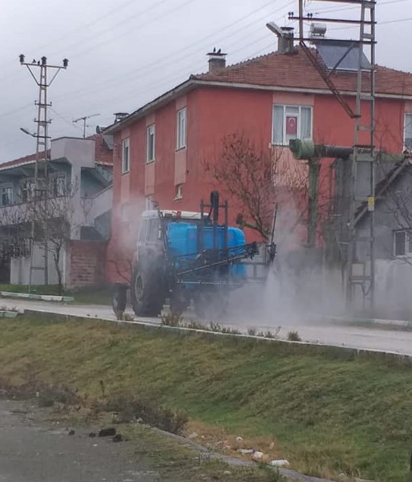 Köyümüz Sürekli Dezenfekte Ediliyor.