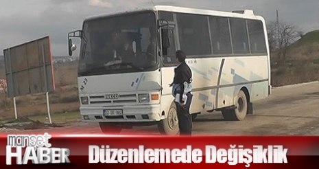 Köy Münübüslerinin Şehir merkezine giriş yasağında düzenleme yapıldı