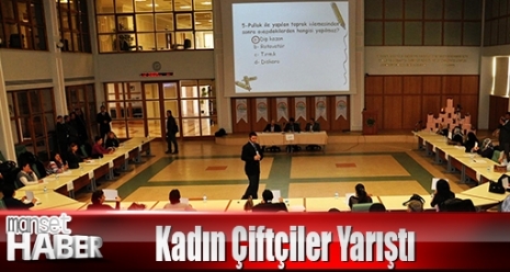 Kadınlar Gününde Kadın Çiftçiler Yarıştı