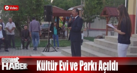 Budakdoğanca Köyü Kültür Evi ve Parkı Açıldı