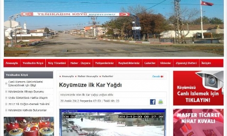 Yenikadın Köyü İnternet Sitesi 1 Yaşında